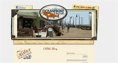 Desktop Screenshot of oceanfrontgrill.com